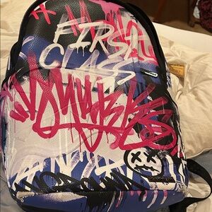 Vibrant Graffiti Style Backpack